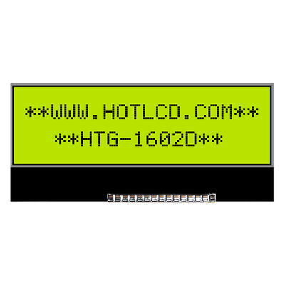 LCD del DENTE del carattere 2X16 | FSTN+ Gray Display With No Backlight | ST7032I/HTG1602D