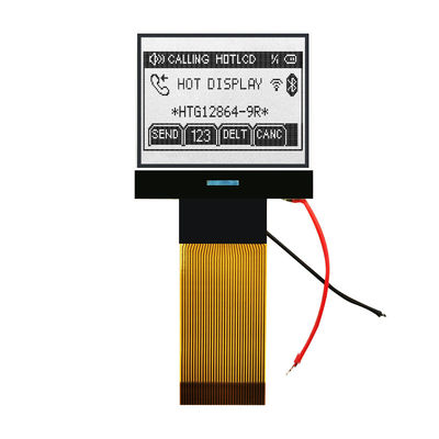 modulo LCD del DENTE di 128X64 MCU, esposizione LCD HTG12864-9R di IC 7565R Chip On Glass
