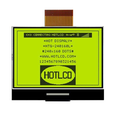 Modulo LCD UC1698 del DENTE di 18PIN 240x160 con la lampadina bianca laterale HTG240160L