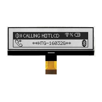 negazione LCD HTG16032G Transmissive del modulo 160x32 ST7525 del DENTE di 75.16x16mm
