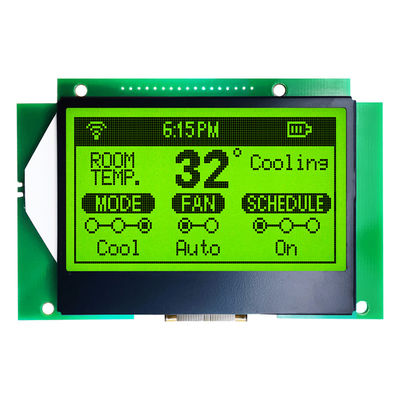 esposizione LCD del grafico di 128X64 SPI, ST7565R 128x64 grafico LCD giallo