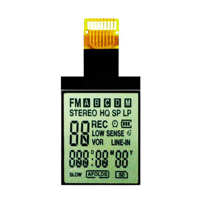 Modulo LCD del DENTE del tachimetro dell'automobile, anti segmento LCD riflettente dell'esposizione
