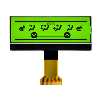 modulo LCD ST75256 del dispositivo grafico del DENTE 240x64 con verde giallo completamente trasparente
