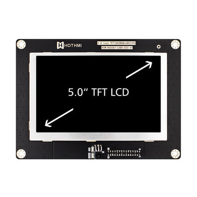 Ampio quadro comandi a 5,0 pollici del modulo di TFT LCD di temperatura di IPS 800x480 LVDS