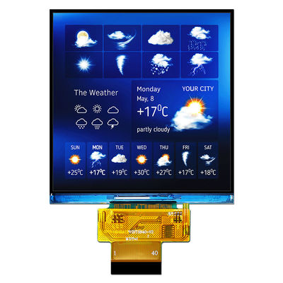 Luce solare a 4 pollici SPI leggibile RGB ST7701S dell'esposizione di 480x480 Dots Square TFT LCD
