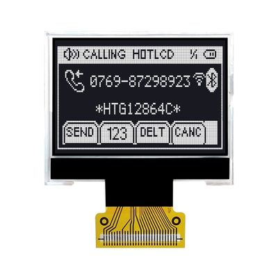 Modulo LCD ST7565R grafico del DENTE durevole 128X64 con la lampadina laterale bianca HTG12864C