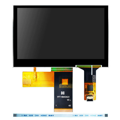 Ampio monitor a 4,3 pollici di Pcap dell'esposizione di LCD di temperatura di 480x272 TFT LCD Modulie