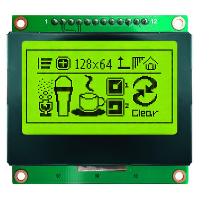 Modulo LCD della PANNOCCHIA standard del modulo 128x64 del dispositivo grafico di FSTN