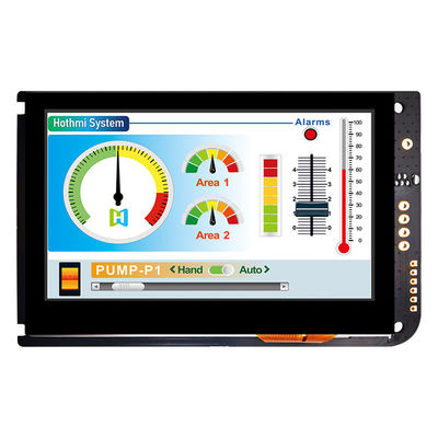 Esposizione capacitiva a 4,3 pollici di TFT LCD 480x272 del touch screen di UART CON IL BORDO di REGOLATORE LCD